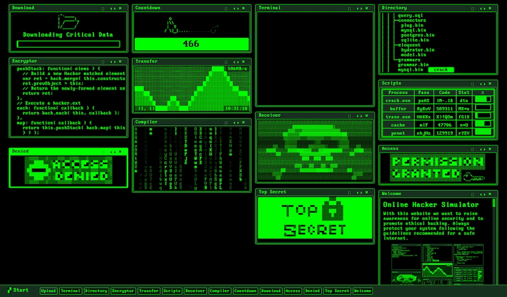 Hacker Simulator Hacker Simulator