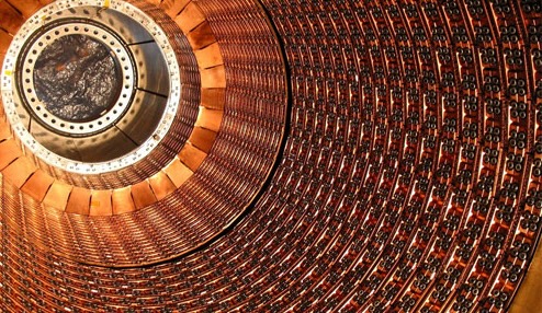 Calorímetro del instrumento ATLAS - Roy Langstaff, © CERN Calorímetro del instrumento ATLAS - Roy Langstaff, © CERN