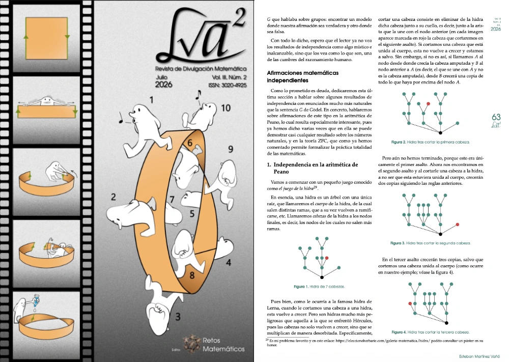 Nuevo número de «Lva²», la revista de divulgación matemática, ya disponible en línea de forma gratuita