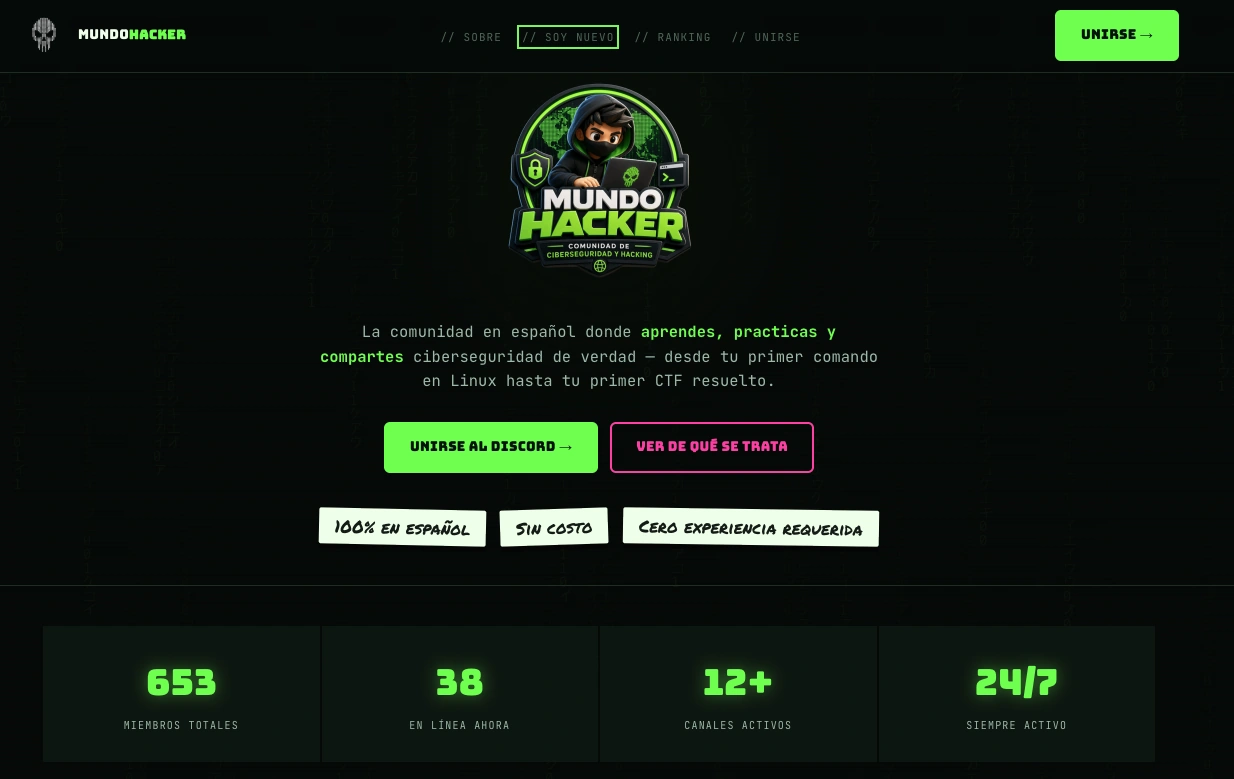 Mundo Hacker, todo sobre hackers y ciberseguridad: un punto de encuentro para aprender de los que saben lo que tú no sabes