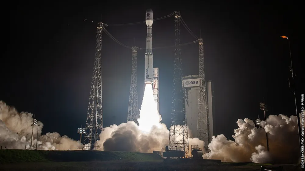 El vega-C unos metros por encima del suelo