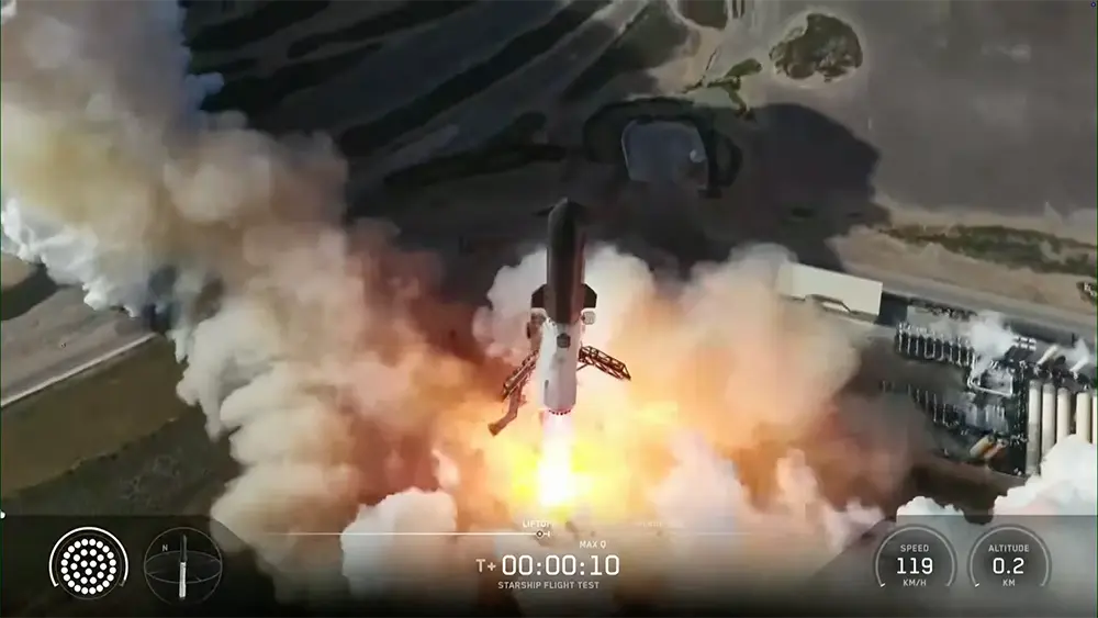 El Starship 13 lleva a cabo el lanzamiento con mejores resultados de este cohete hasta la fecha