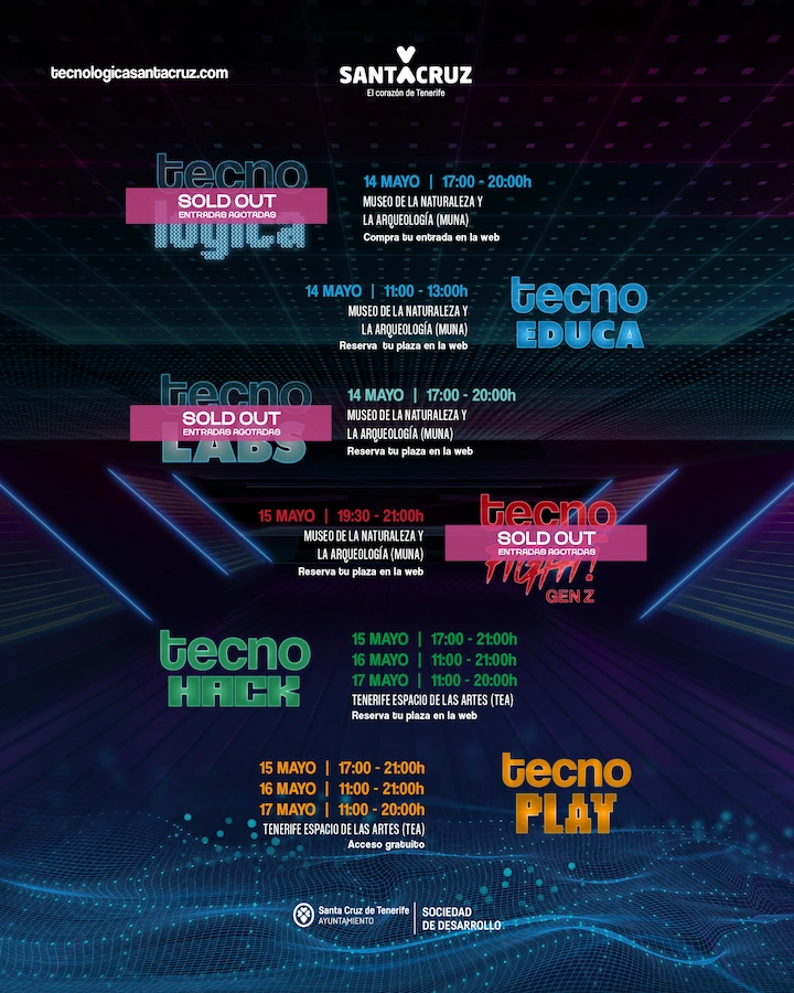 Tecnológica Santa Cruz 2026: eventos paralelos