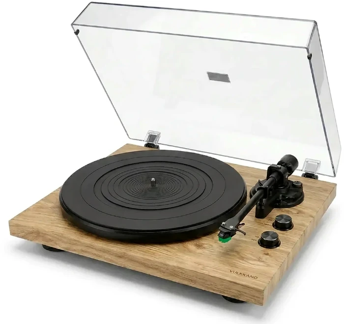 Más y mejor Foto de producto del tocadiscos visto en ángulo desde arriba