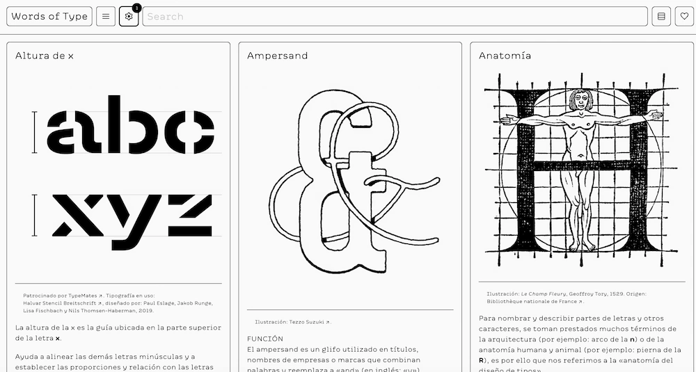 Words of Type: una enciclopedia sobre tipografía con más de 200 términos especializados Words of Type: una enciclopedia sobre tipografía con más de 200 términos especializados