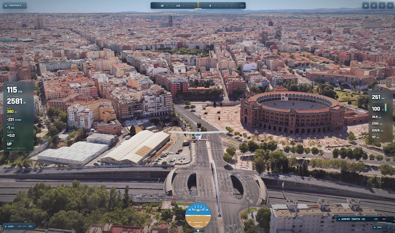 World Flight Sim: un inmersivo simulador de vuelo con imágenes de ciudades de todo el mundo, probablemente hasta las de tu casa