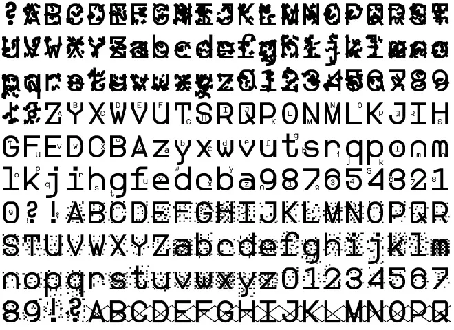 Las anti-tipografías, unos conceptos para luchar por la privacidad y contra la IA