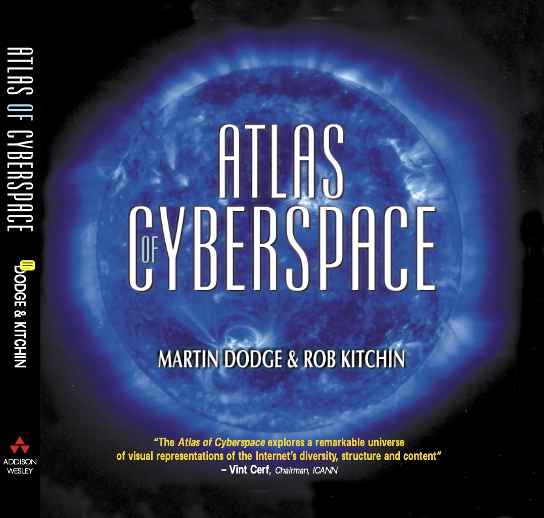 El Atlas del ciberespacio, un precioso libro ilustrado que muestra el aspecto de internet allá por 2001