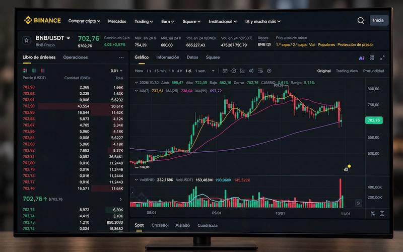 Binance sufre el mayor robo de criptomonedas de la historia: 6.300 millones de dólares. ¿Cómo? A través de un portátil comprometido / Imagen: GPT-6