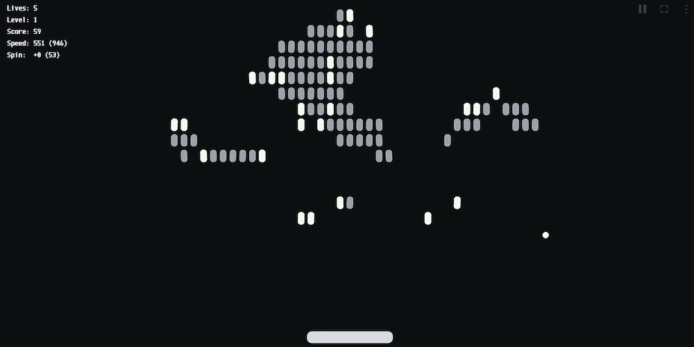 Gravedad, atracción y otros efectos físicos en un digno descendiente del Breakout