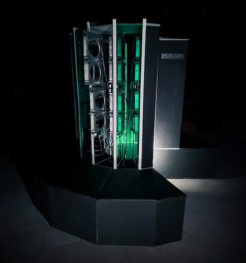 La réplica del Cray-1