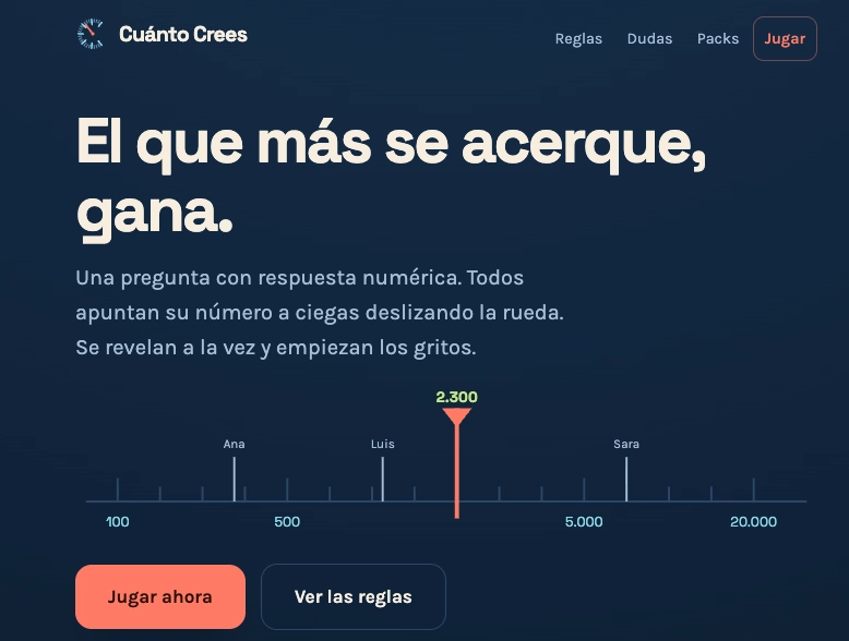 CuantoCrees.com / Adivinar números al estilo Fermi: un juego donde ganar o perder es cuestión de precisión