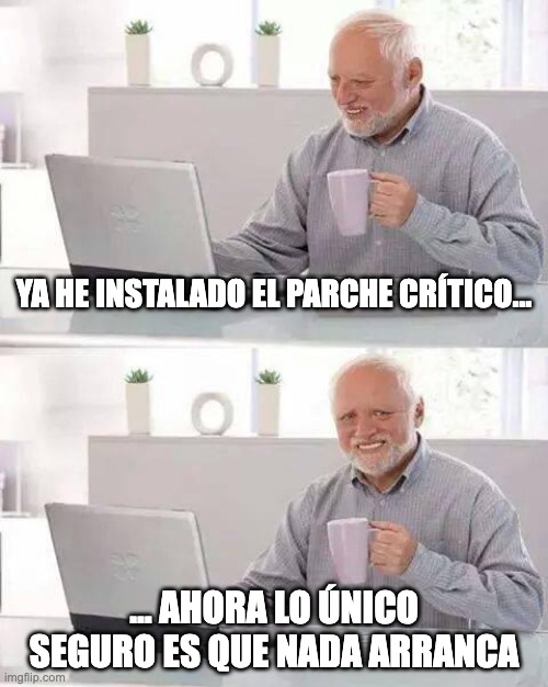 Harold actualiza PHP