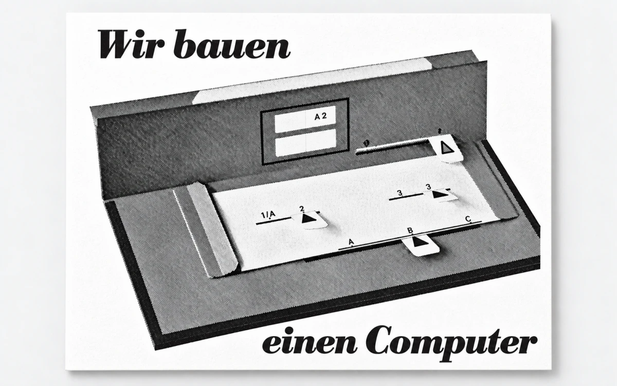 Un ordenador de cartón de 1969: sin chips, sin electricidad y con programas de papel Un ordenador de cartón de 1969: sin chips, sin electricidad y con programas de papel