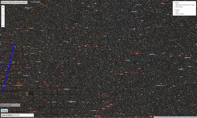 Legacy Survey: un mapa fotográfico gigantesco del cielo nocturno, de 5.600 gigapíxeles