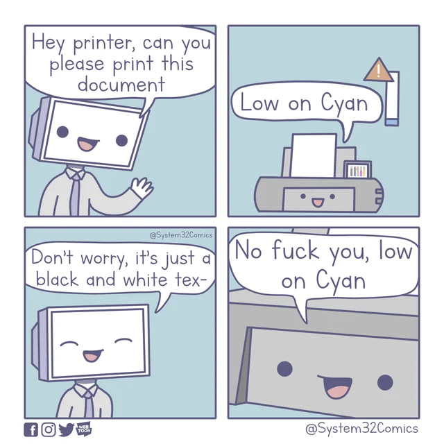 Low on Magenta / System32Comics Low on Magenta / System32Comics