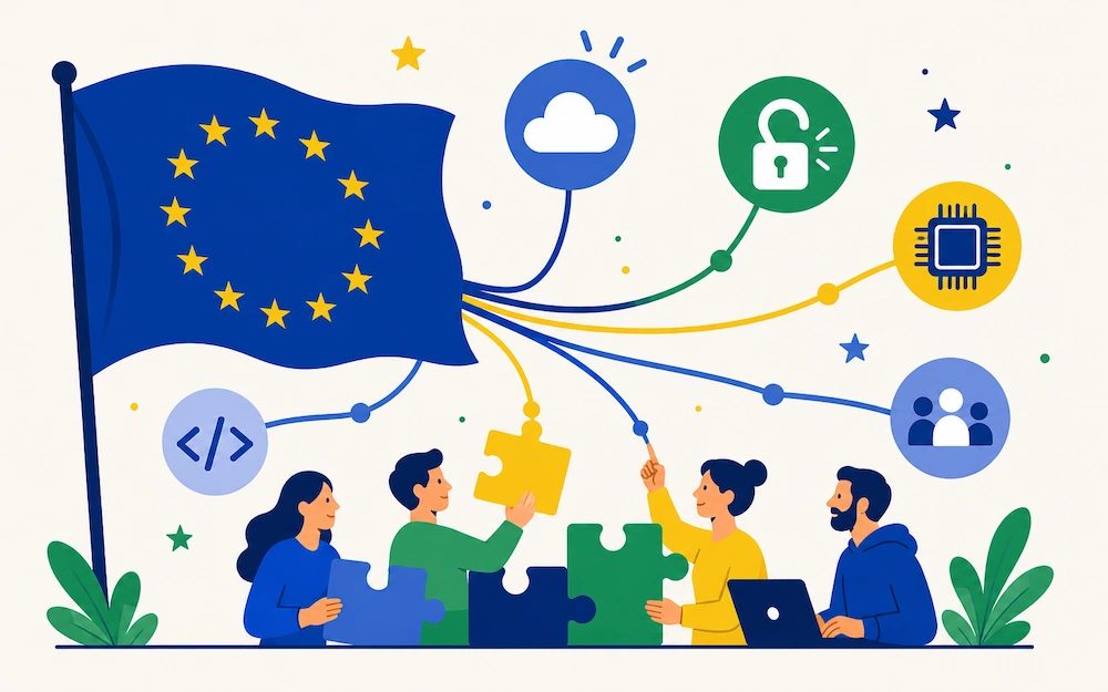 Europa descubre el software libre y lo considera importante para la soberanía tecnológica (a estas alturas) / Imagen: ChatGPT 5.5 Europa descubre el software libre y lo considera importante para la soberanía tecnológica (a estas alturas) / Imagen: ChatGPT 5.5