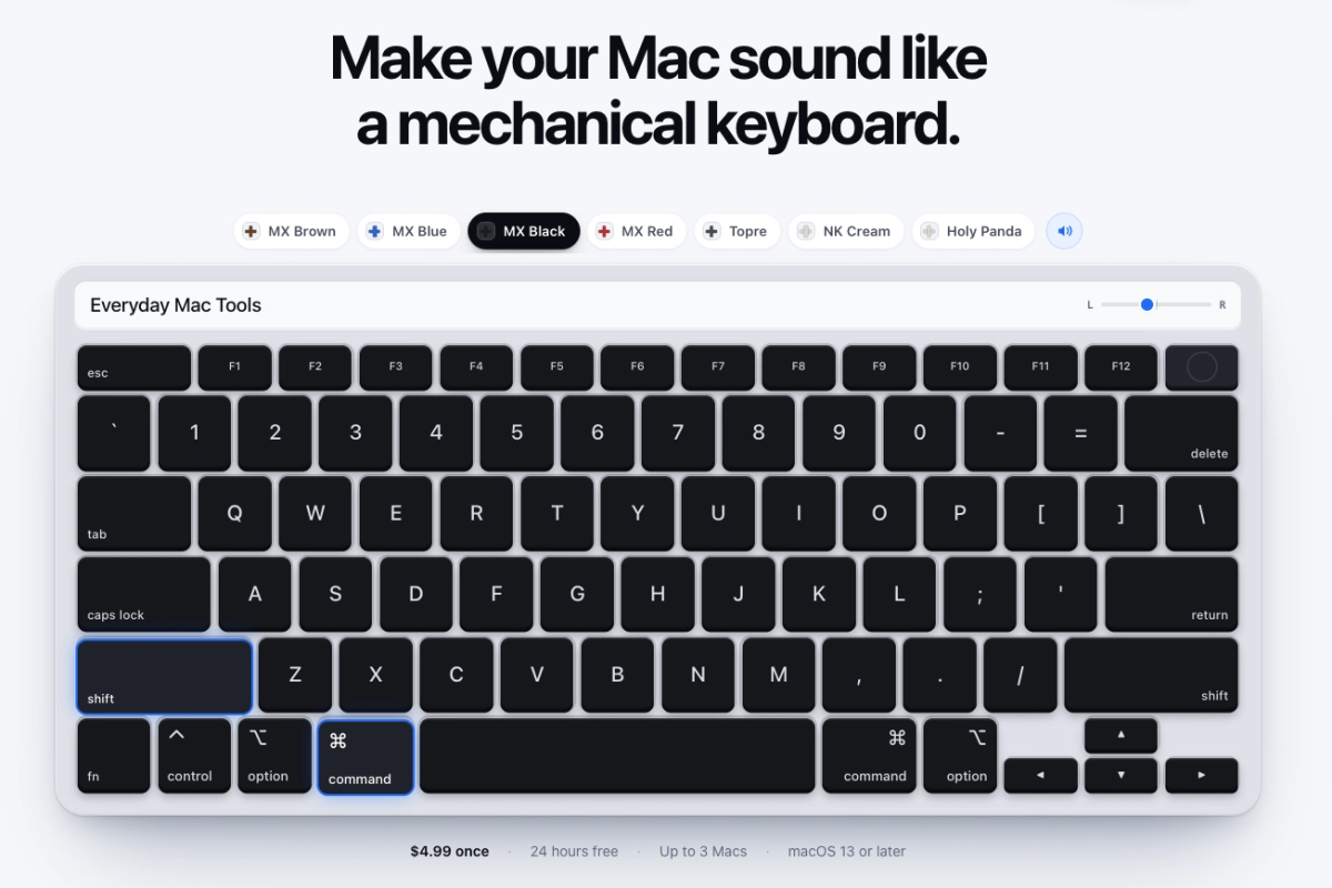 Un aplicación para añadir sonido a los teclados silenciosos