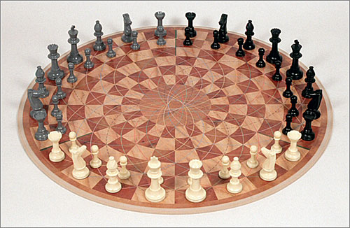 violación profundamente resumen Un ajedrez circular y para tres jugadores