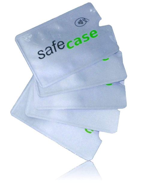 Fundas protectoras/bloqueadoras RFID para tarjetas de crédito (x5) Fundas protectoras/bloqueadoras RFID para tarjetas de crédito (x5)