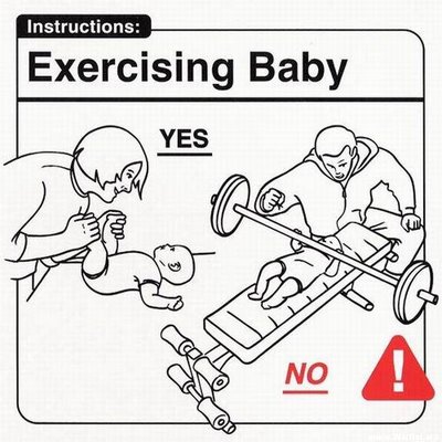 ejercicio para el bebé