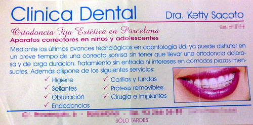 Clinica dental Ketty Sacoto