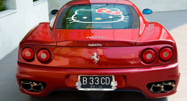 Ferrari 360 Hello Kitty - OMFG!!!