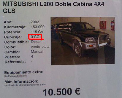 Mitsubishi 0 cc
