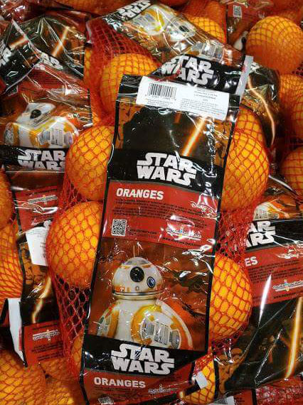 Naranjas Star Wars