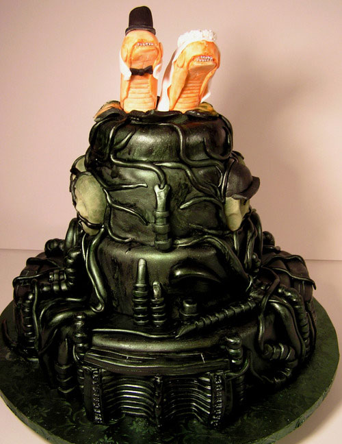 H.R. Giger Cake por Jetcity Cakes