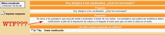 Cacahuetes-Easyjet