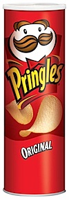 Caja de Pringles / Procter & Gamble diseñada por Fredric J. Baur