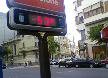 -50 grados en A Coruña