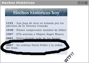 Hechos Historicos WTFquenses: Harry Potter