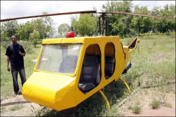 helicóptero casero