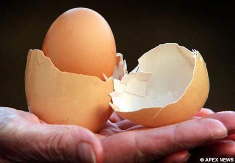 Un huevo en un huevo