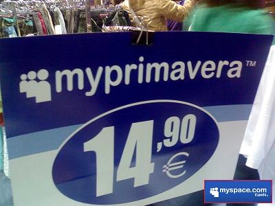 MyPrimavera estilo MySpace