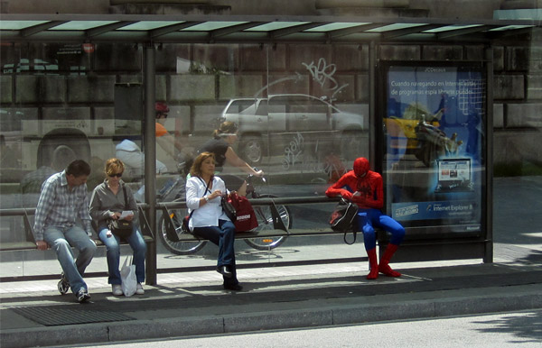 Spiderman-Bus