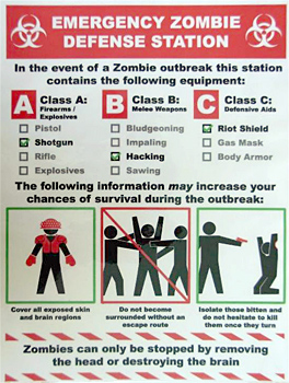Instrucciones prácticas anti-zombies